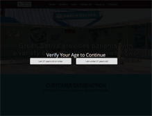 Tablet Screenshot of greensativa.com